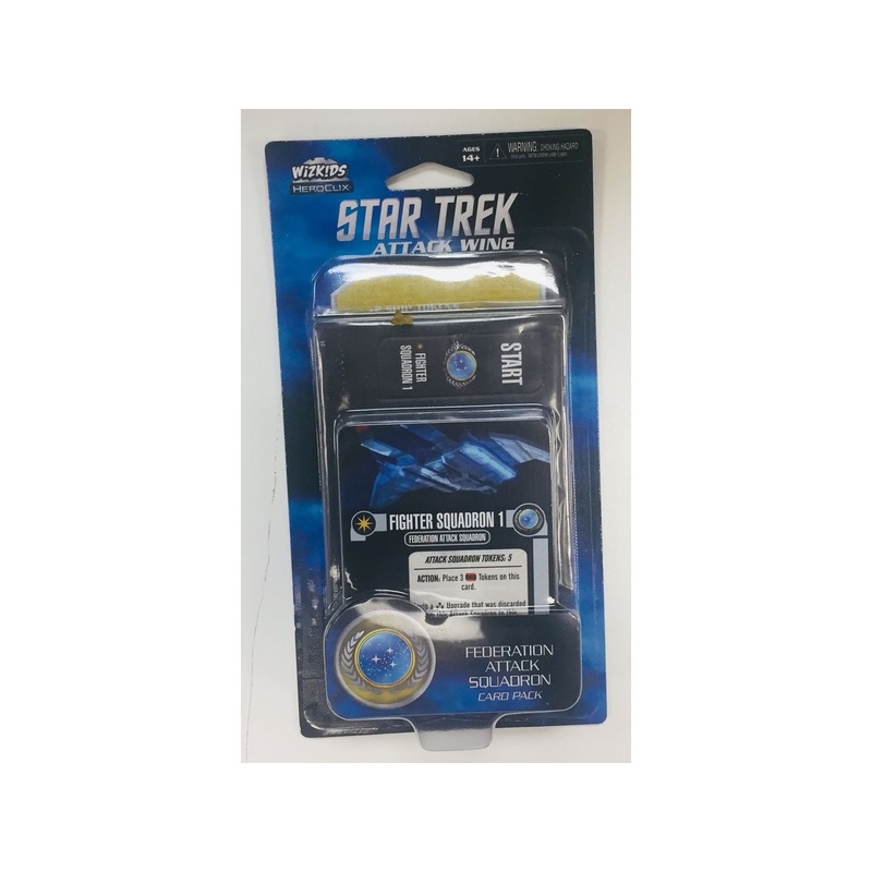 Wizkids - Star Trek - Attack Wing - Federation Attack Squadron Card Pack