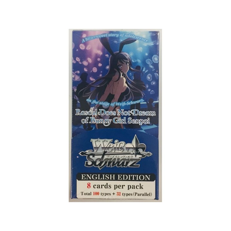 Bushiroad - Weiss Schwarz - Rascal Does Not Dream of Bunny Girl Senpai - Booster Box - (REPRINT)