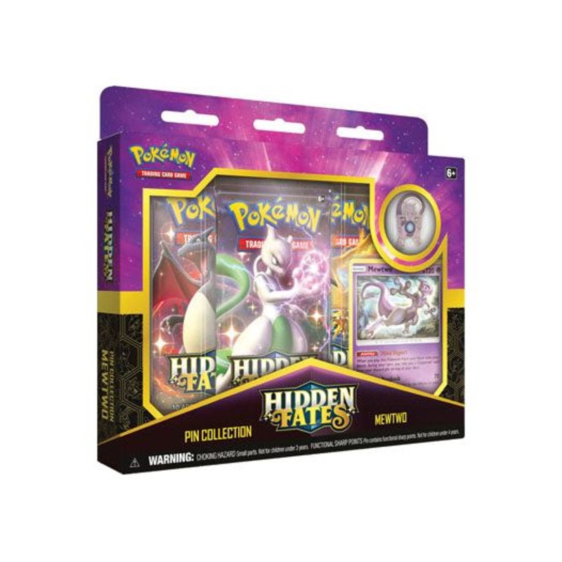 Pokemon - Hidden Fates - Mewtwo Pin Collection