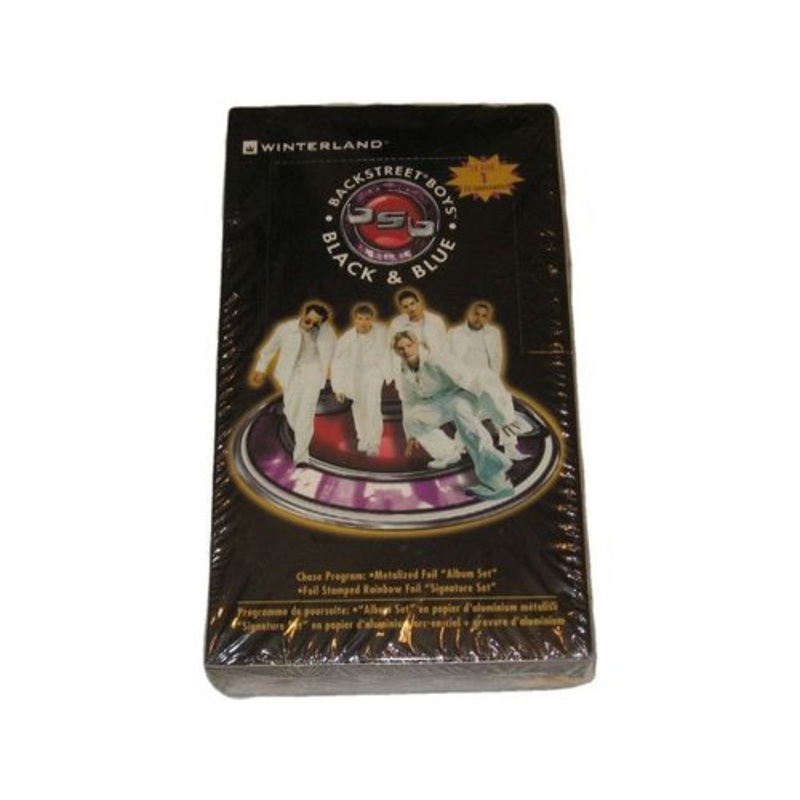 Winterland - 2000 - Backstreet Boys - Series 1 - Black and Blue - Trading Card Box