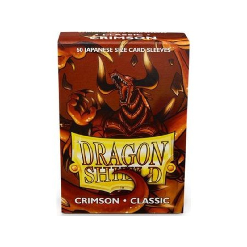 Arcane Tinmen - Dragon Shield Sleeves - Japanese Size - Classic - Crimson - Package of 60
