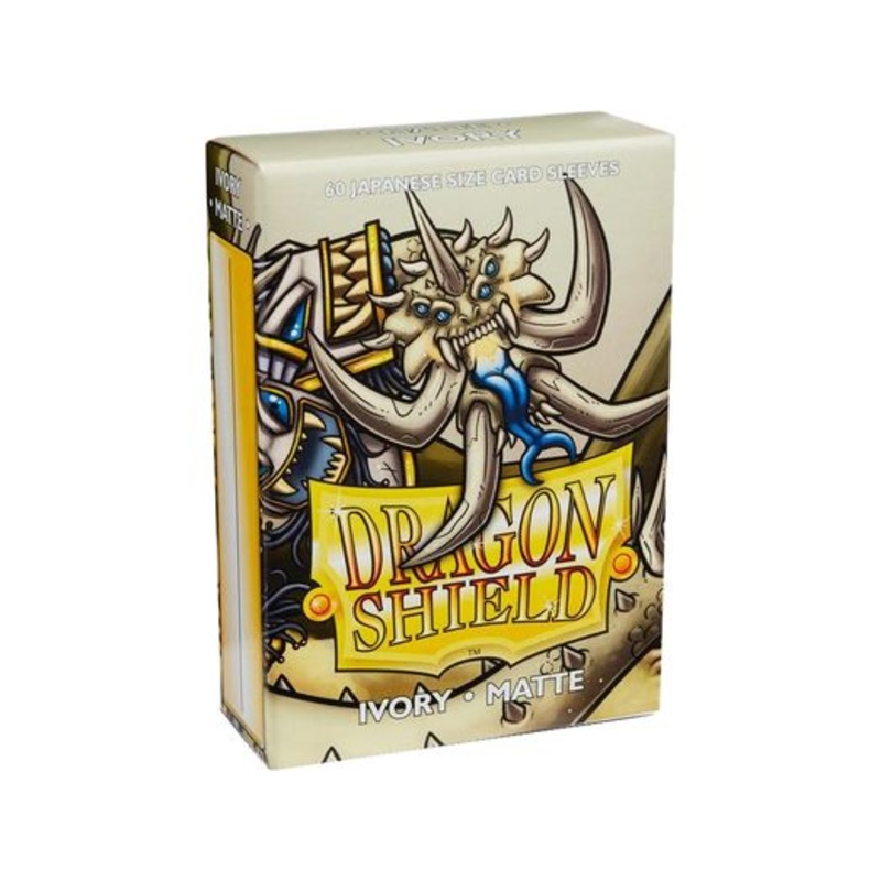 Arcane Tinmen - Dragon Shield Sleeves - Japanese Size - Matte - Ivory - Package of 60
