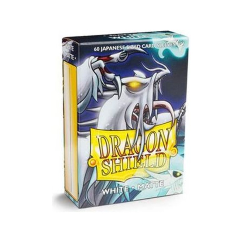 Arcane Tinmen - Dragon Shield Sleeves - Japanese Size - Matte - White - Package of 60