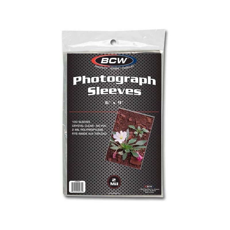 BCW - 6 x 9 Photograph Sleeves Package of 100