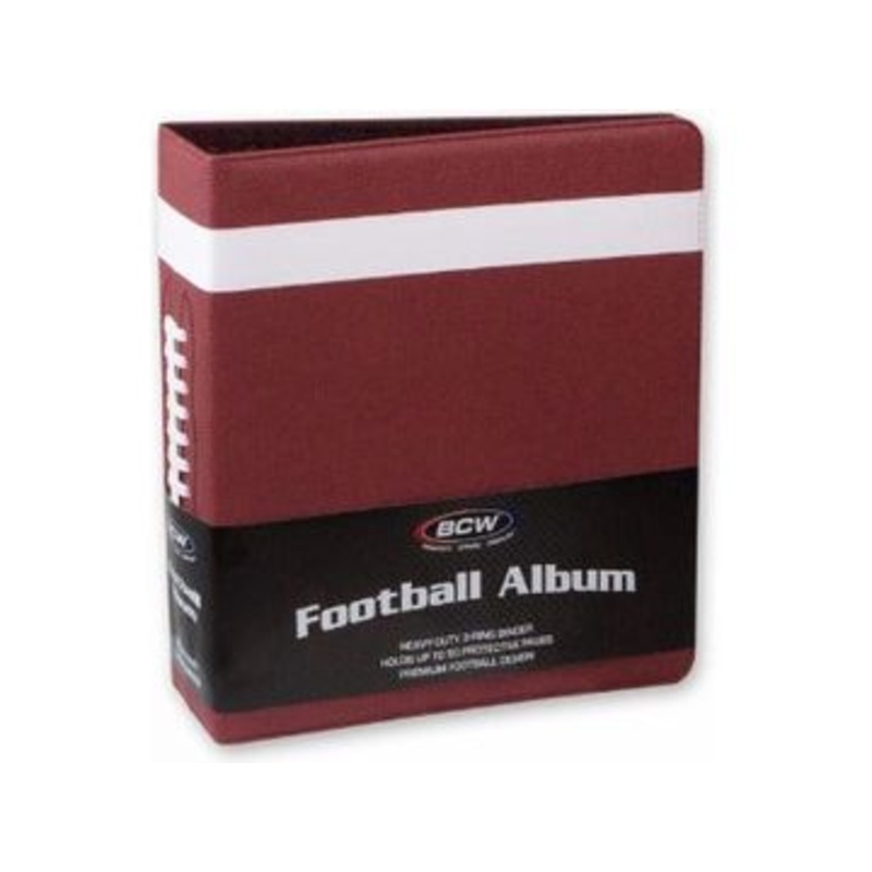 BCW - Collectors Binder - 3 Inch - Stitched Football