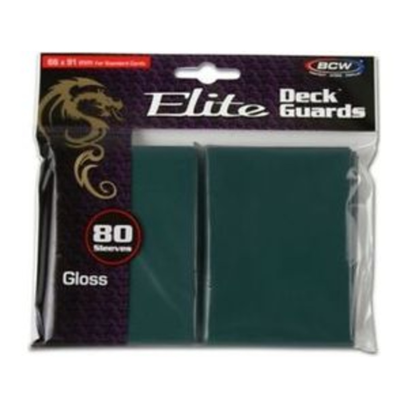 BCW - Elite Deck Guard Sleeves - Standard - Glossy - Teal