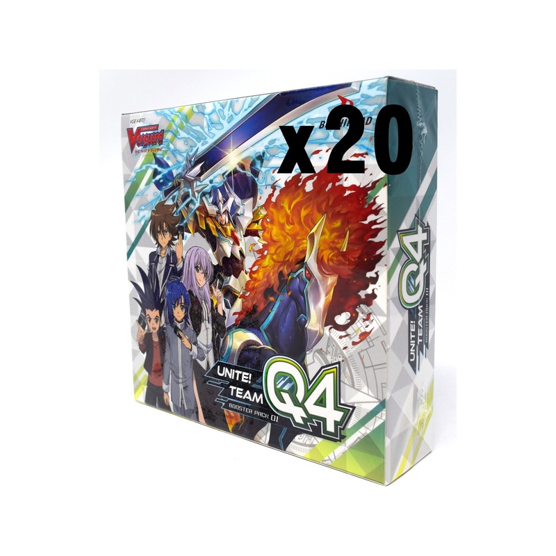 Bushiroad - Cardfight!! Vanguard - Unite! Team Q4 - 20 Box Booster Case