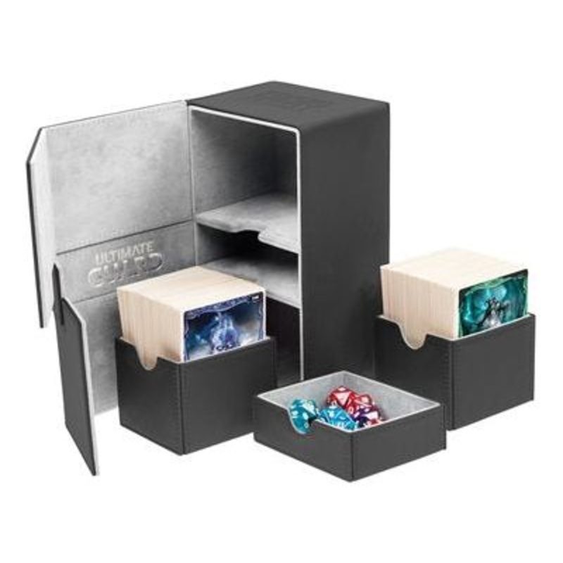 Ultimate Guard - Twin Flip N Tray Xenoskin - Black - 160