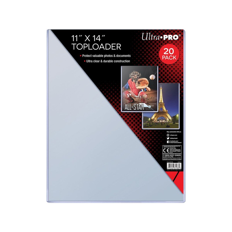 Ultra Pro - 11 x 14 Inch Top Loaders - Package of 20