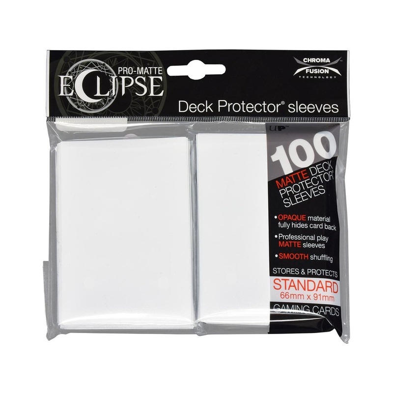 Ultra Pro - Eclipse Matte Deck Protectors - Standard Size - 100 Count White