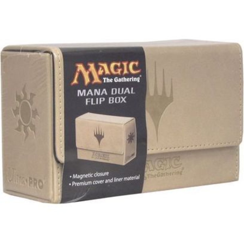 Ultra Pro - Magic the Gathering - Mana Dual Flip Deck Box - White