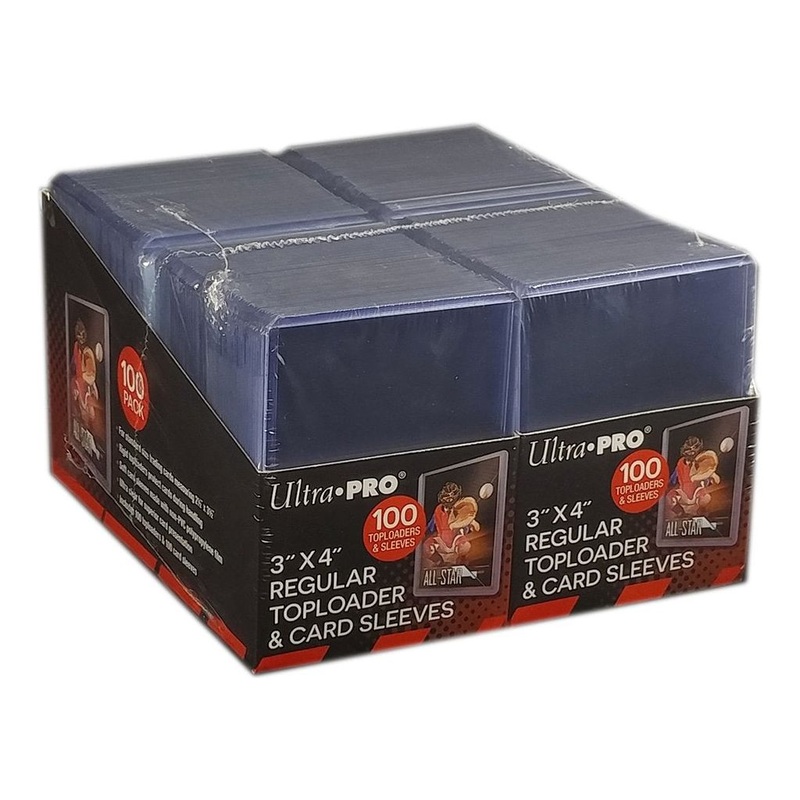 Ultra Pro - Top Loaders - 3x4 Regular With Sleeves Combo - 200 Piece Combo