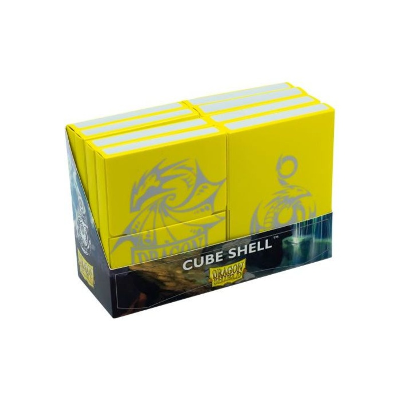 Arcane Tinmen - Dragon Shield - Cube Shell - Lightning Bolt Yellow