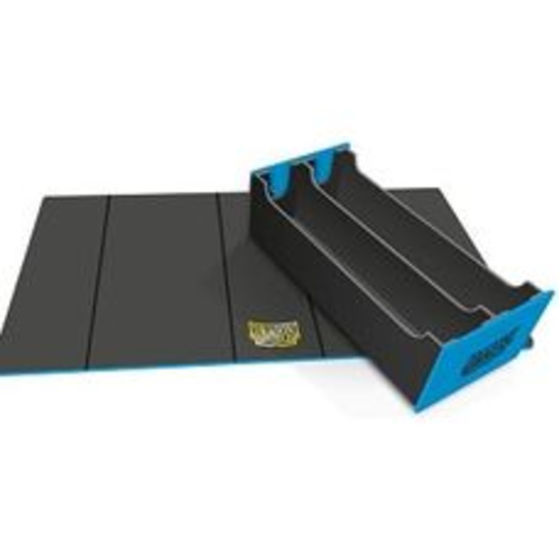 Arcane Tinmen - Dragon Shield - Magic Carpet XL - Double Deck Tray and Playmat - Blue