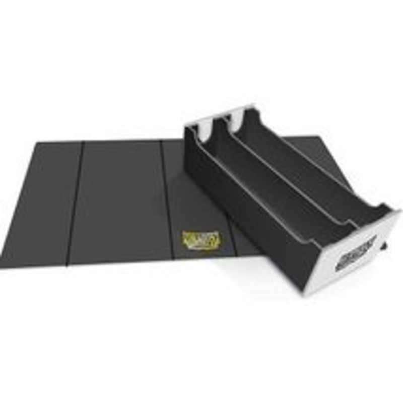 Arcane Tinmen - Dragon Shield - Magic Carpet XL - Double Deck Tray and Playmat - Light Grey