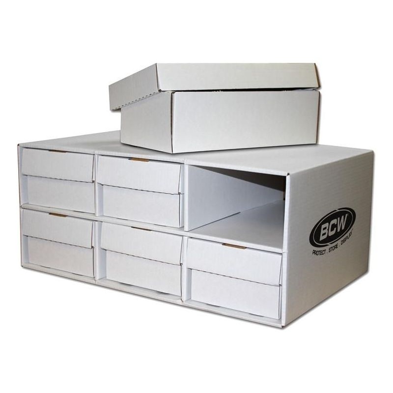 BCW - Cardboard Storage Box - Shoe House with 6 1600ct Boxes
