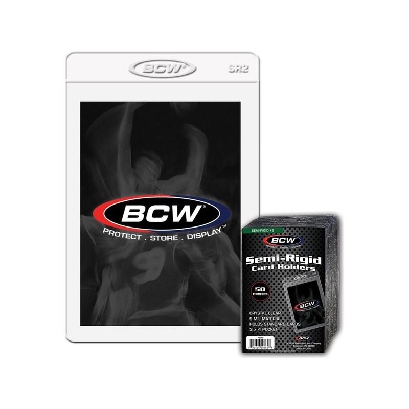 BCW - Grading Semi-Rigid Trading Card Holder - Package of 50