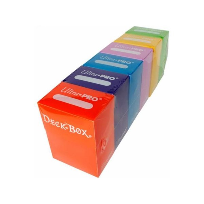 Ultra Pro - 100 Deck Box - 6 Colour Pack