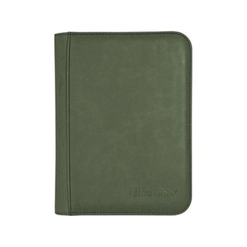 Ultra Pro - 4 Pocket Pro Premium Zipper Binder - Suede Collection - Emerald