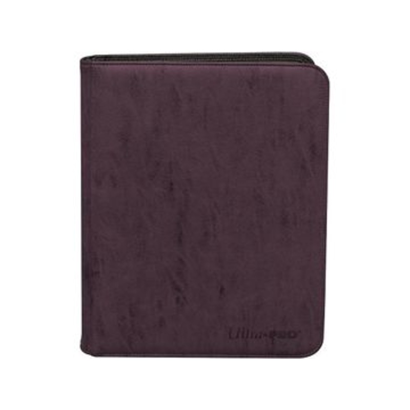 Ultra Pro - 9 Pocket Pro Premium Zipper Binder - Suede Collection - Amethyst