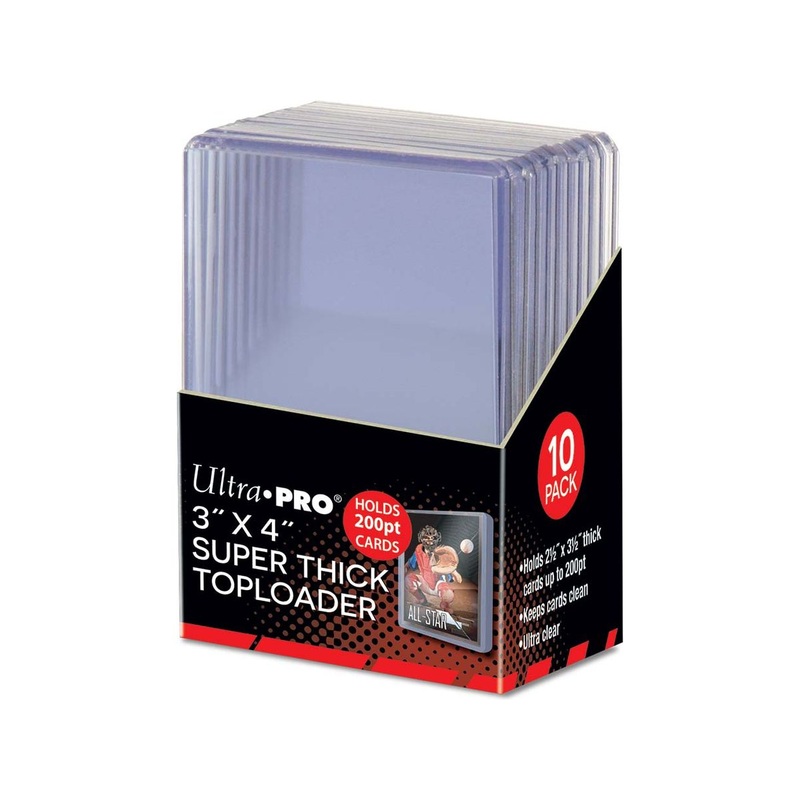 Ultra Pro - Top Loaders - 3x4 Super Thick 200pt Pack