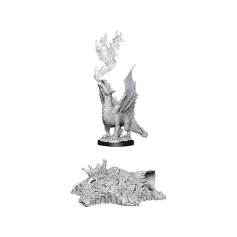 Wizkids - Dungeons and Dragons - Nolzurs Marvellous Miniatures - Gold Dragon Wyrmling - 90028