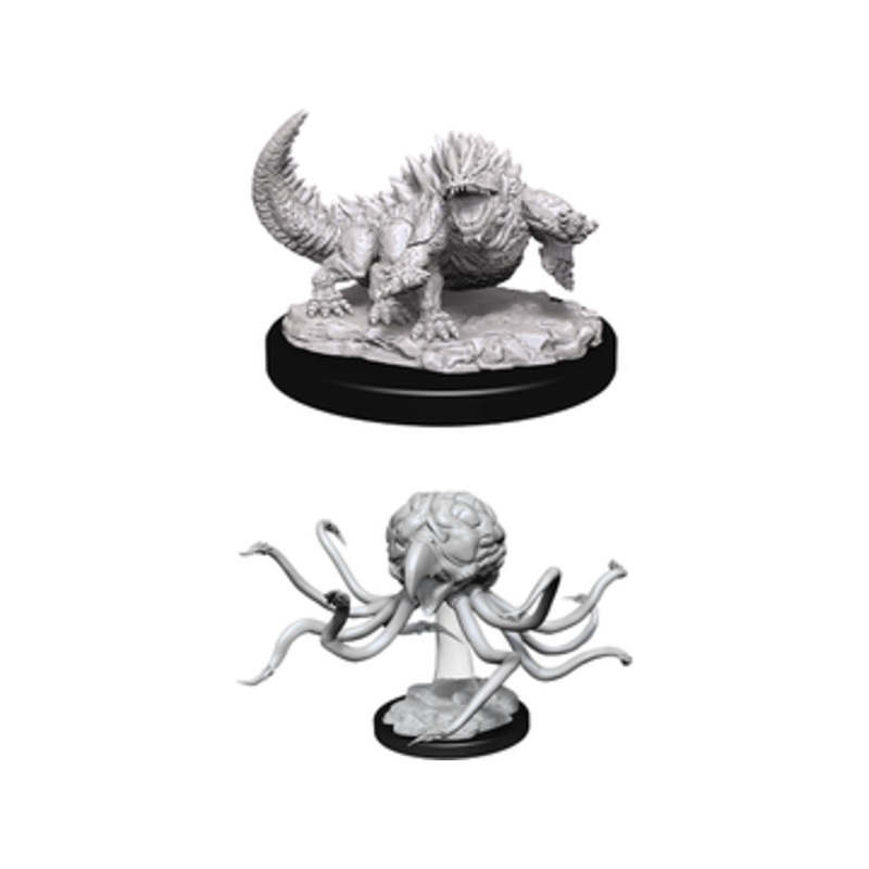 Wizkids - Dungeons and Dragons - Nolzurs Marvellous Miniatures - Grell and Basilisk - 90022