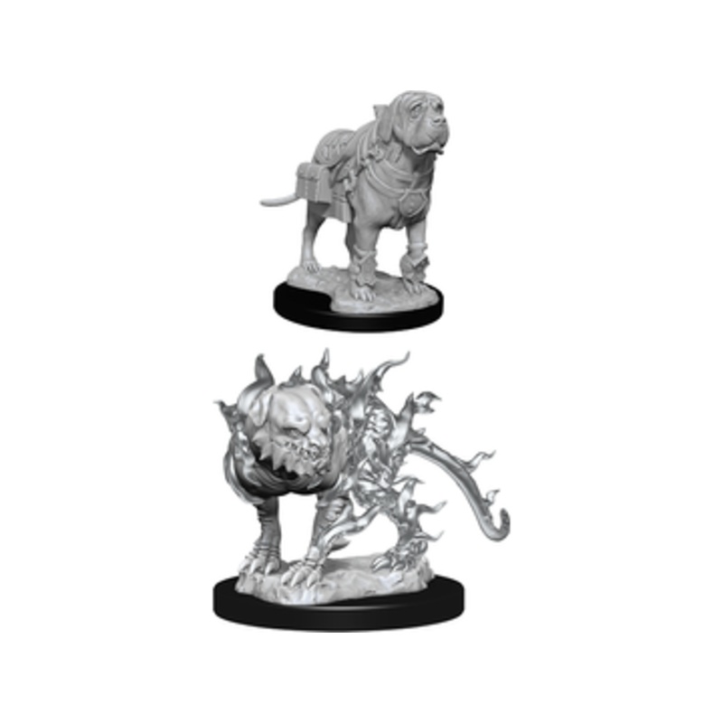 Wizkids - Dungeons and Dragons - Nolzurs Marvellous Miniatures - Mastif and Shadow Mastif - 90017