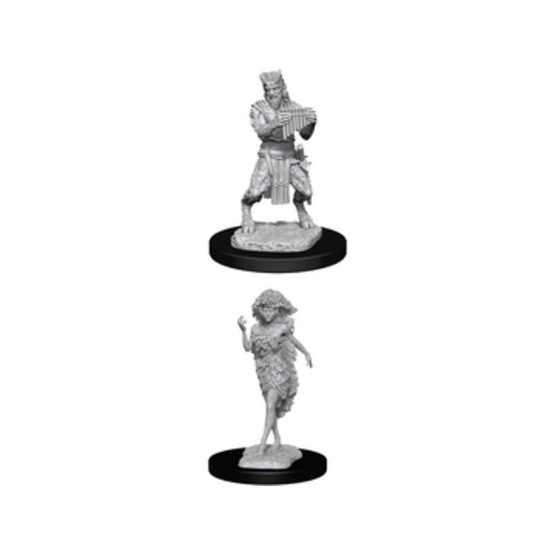 Wizkids - Dungeons and Dragons - Nolzurs Marvellous Miniatures - Saytr and Dryad - 90018