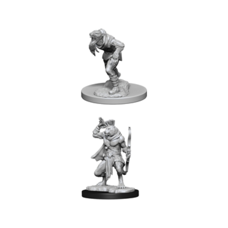 Wizkids - Dungeons and Dragons - Nolzurs Marvellous Miniatures - Wererat and Weretiger - 90014