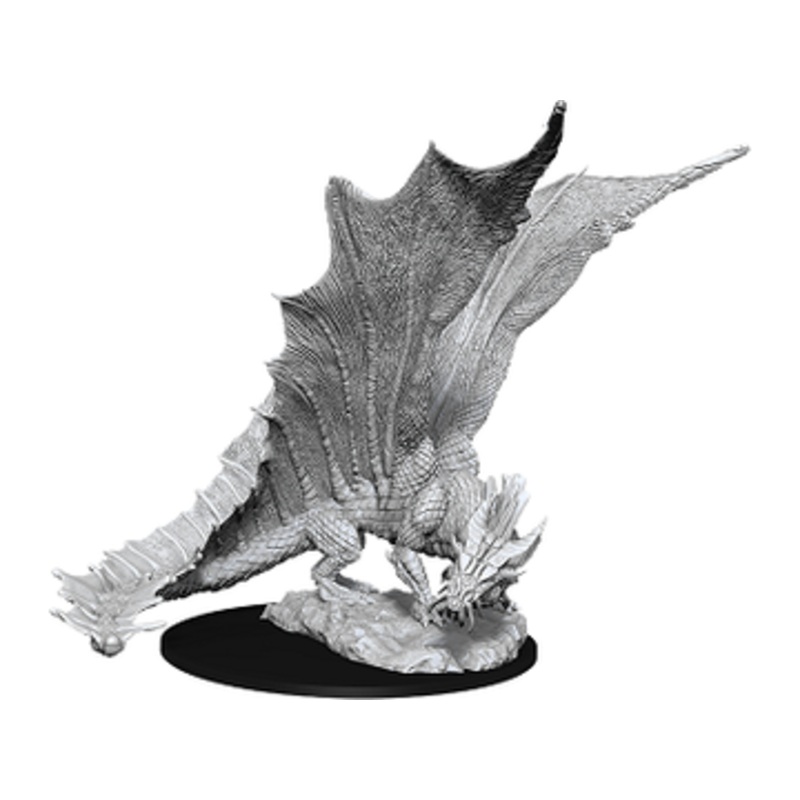 Wizkids - Dungeons and Dragons - Nolzurs Marvellous Miniatures - Young Gold Dragon - 90034