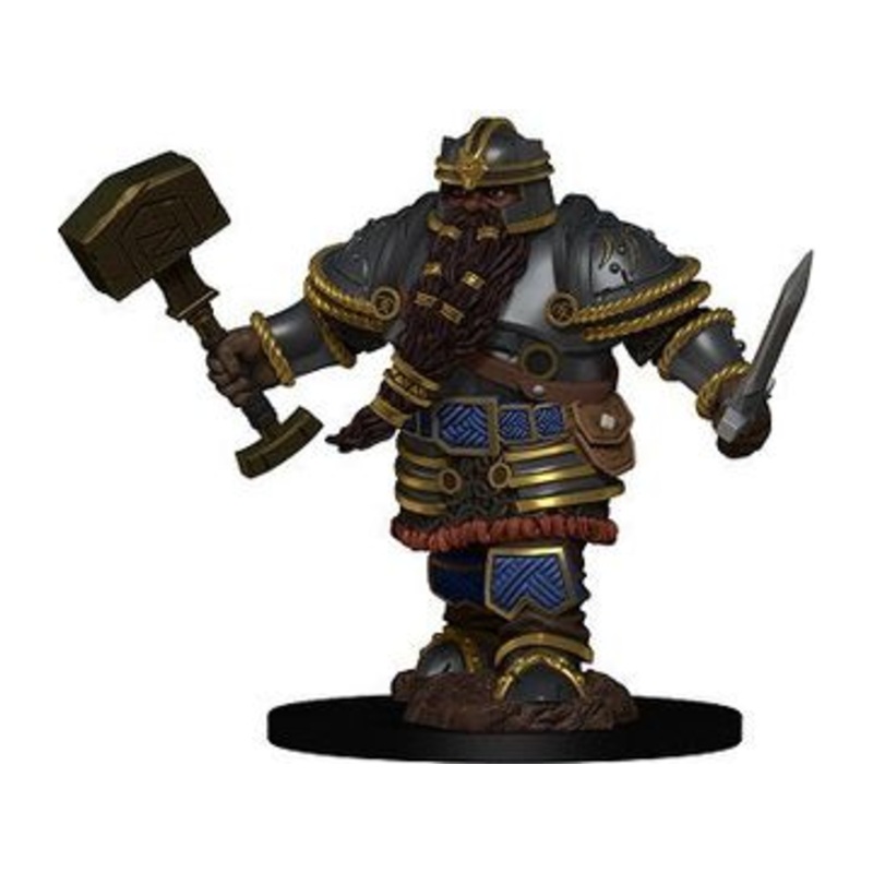Wizkids - Dungeons and Dragons - Premium Miniatures - Male Dwarf Fighter - 93010