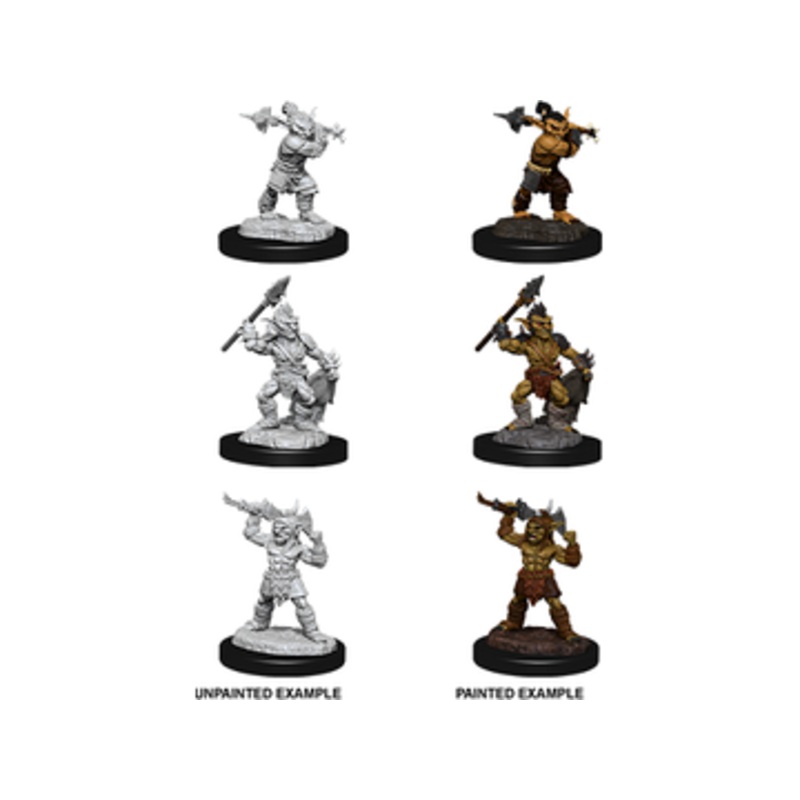 Wizkids - Dungeons and Dragons - Unpainted Miniature - Nolzurs Marvellous Miniatures - Goblins and Goblin Boss - 90063