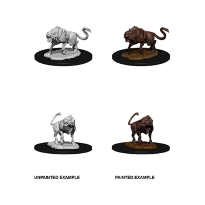 Wizkids - Dungeons and Dragons - Unpainted Miniature - Nolzurs Marvellous Miniatures - Leucrotta - 90067