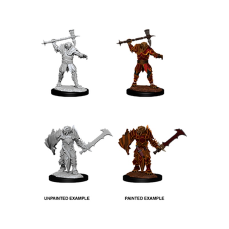 Wizkids - Dungeons and Dragons - Unpainted Miniature - Nolzurs Marvellous Miniatures - Male Dragonborn Paladin - 90057