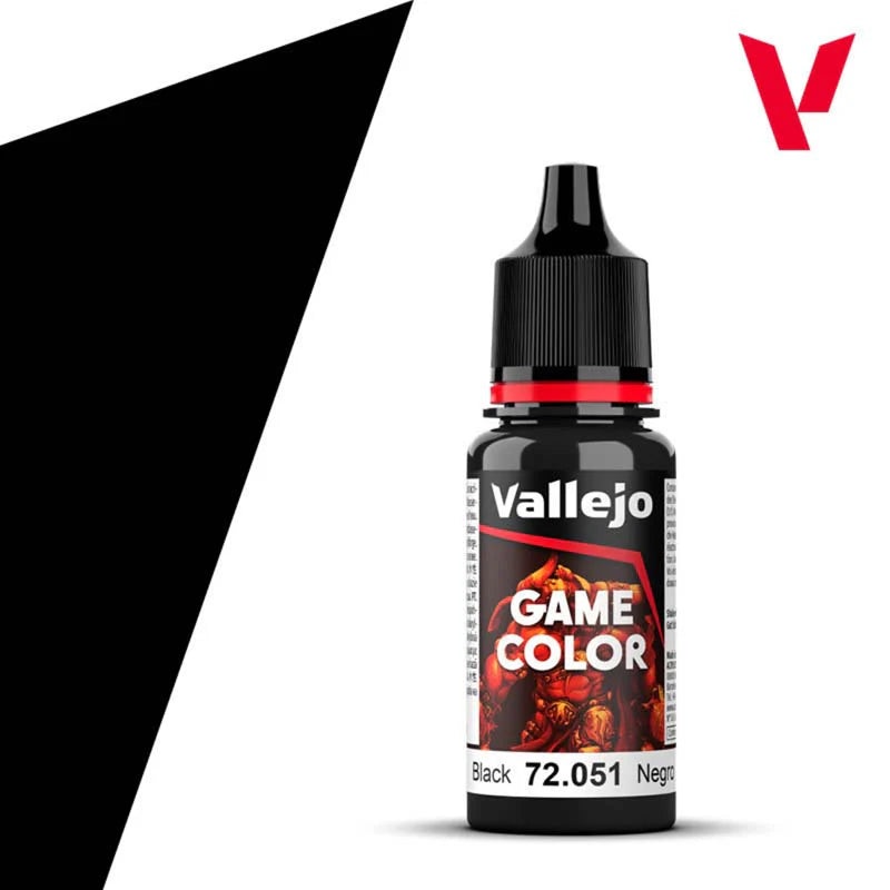 Acrylicos Vallejo - Black - 72 051