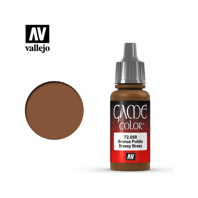 Acrylicos Vallejo - Brassy Brass - 72 058