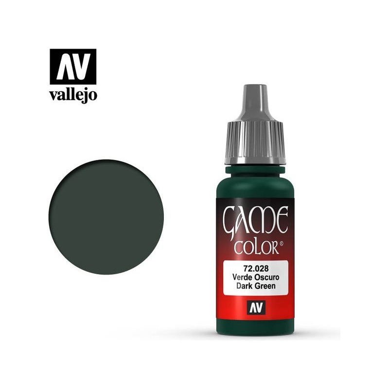 Acrylicos Vallejo - Dark Green - 72 028