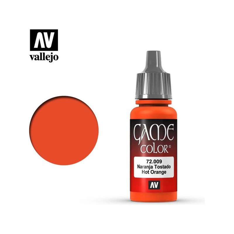Acrylicos Vallejo - Hot Orange - 72 009