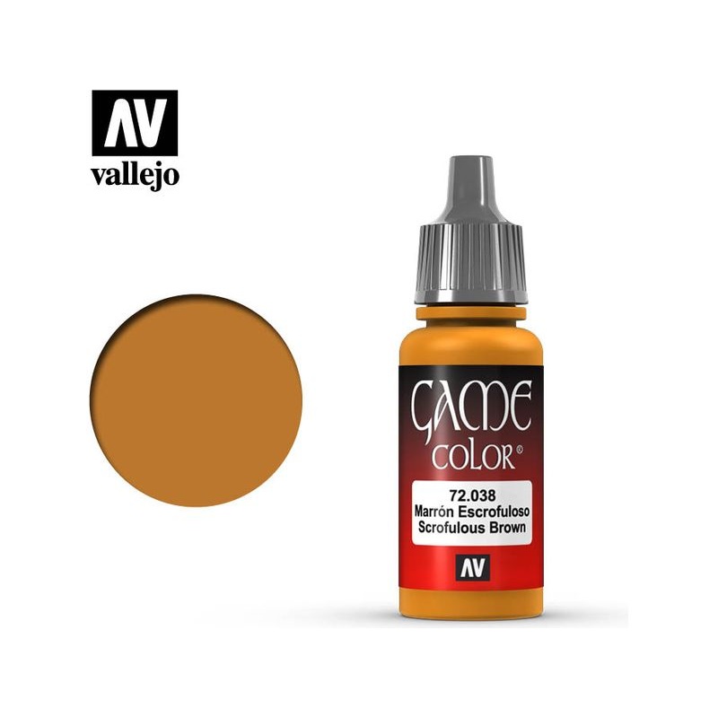 Acrylicos Vallejo - Scrofulous Brown - 72 038