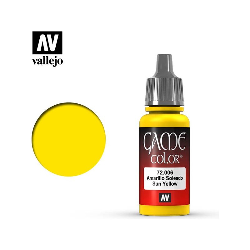 Acrylicos Vallejo - Sun Yellow - 72 006
