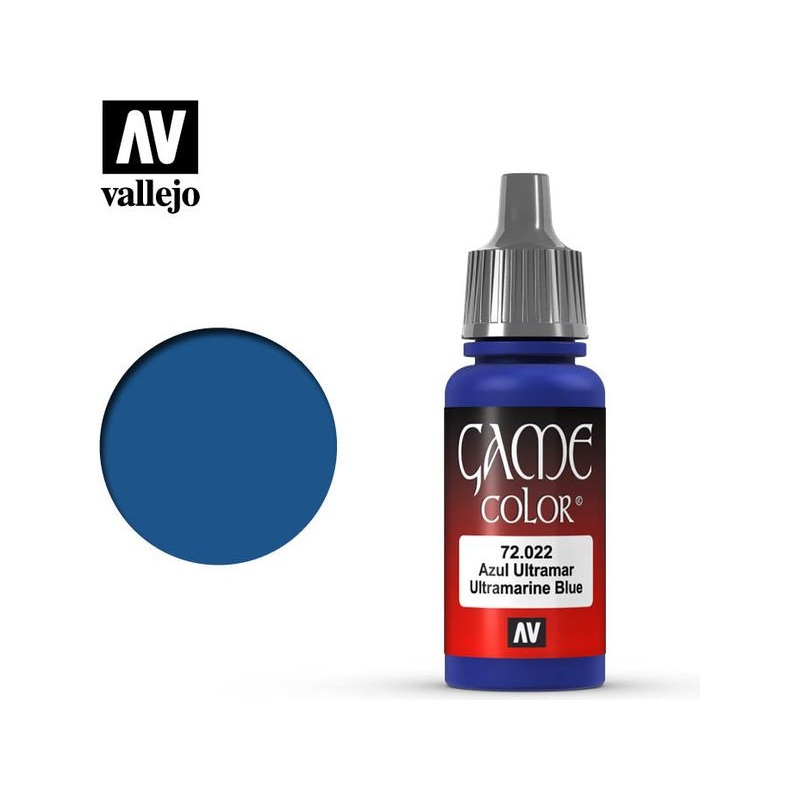 Acrylicos Vallejo - Ultramarine Blue - 72 022