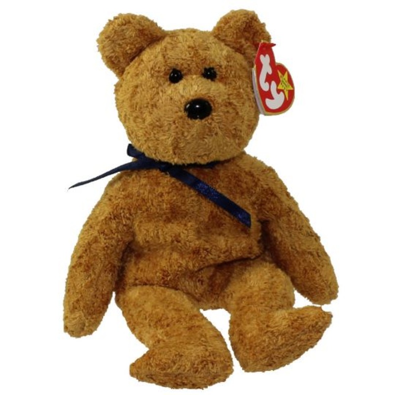 TY Beanie Baby - Fuzz the Bear