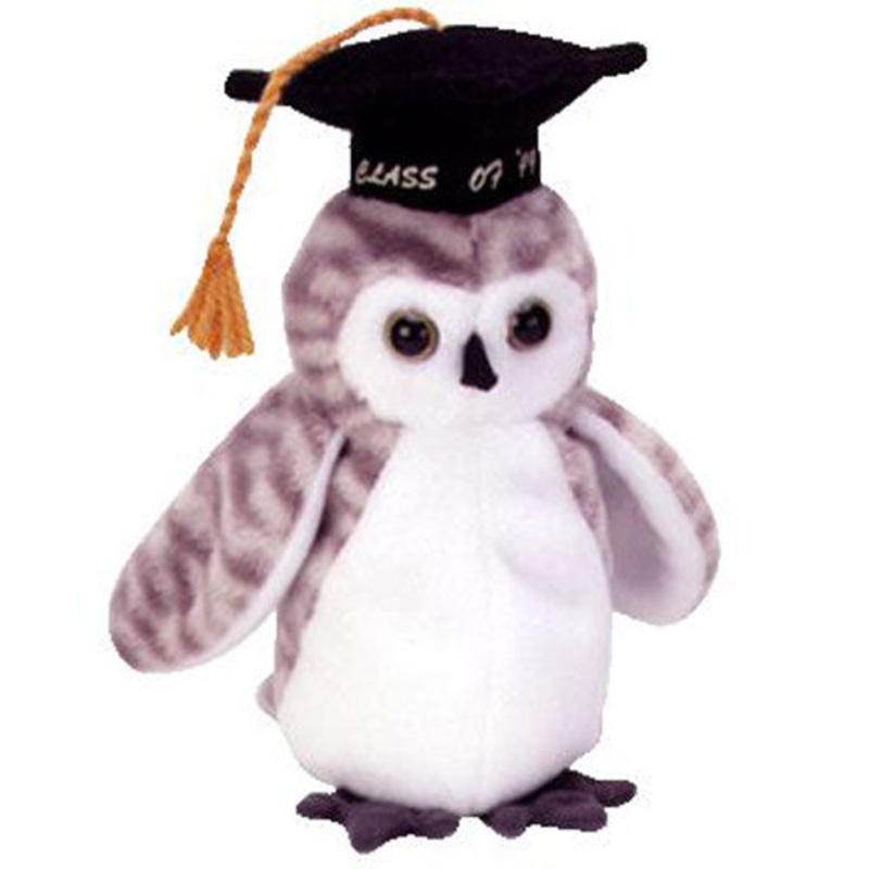 TY Beanie Baby - Wiser the Owl - Class of 1999