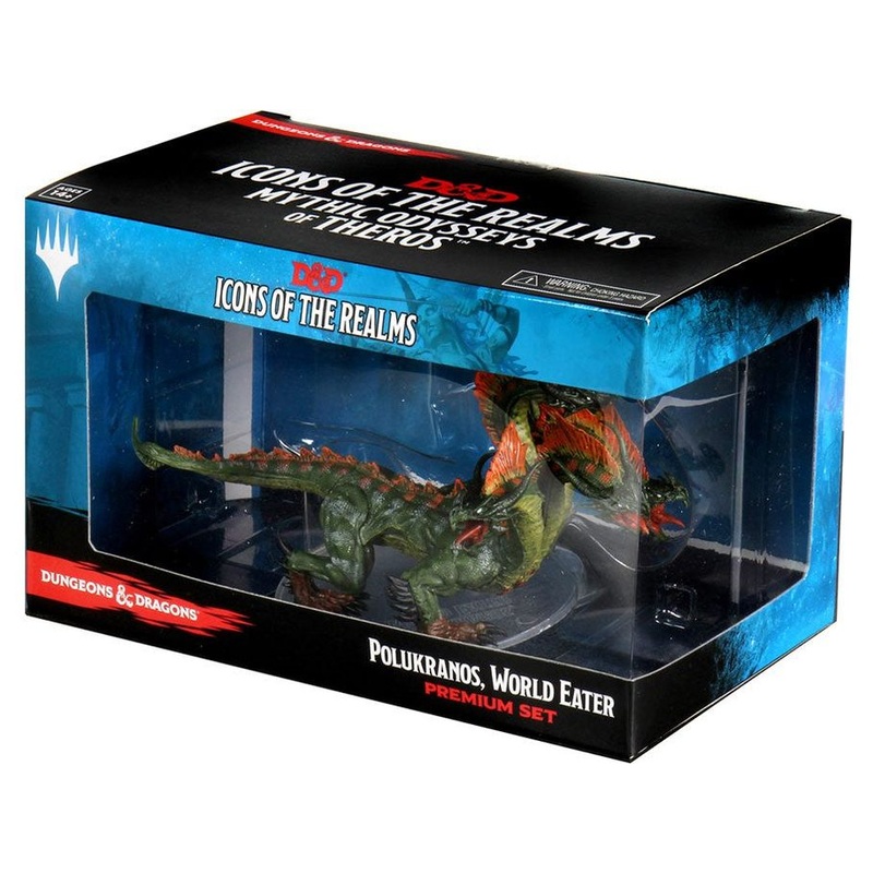 Wizards of the Coast - Dungeons and Dragons - Icons of the Realms - Mythic Odyssey Theros - Polukranos World Eater - Premium Set