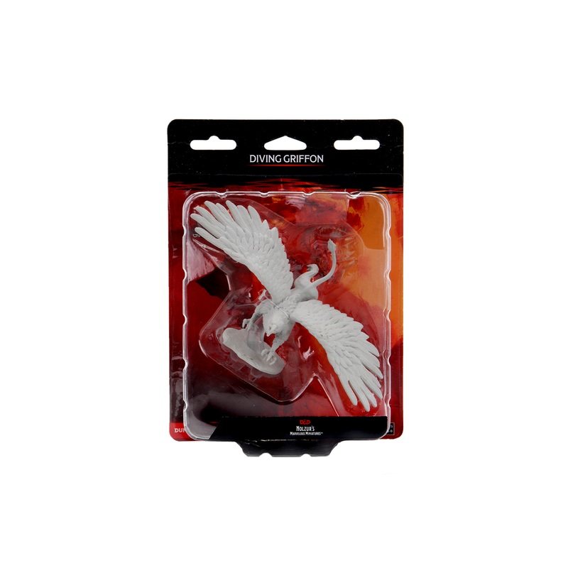 Wizkids - Dungeons and Dragons - Unpainted Miniature - Nolzurs Marvellous Miniatures - Diving Griffon - 90076