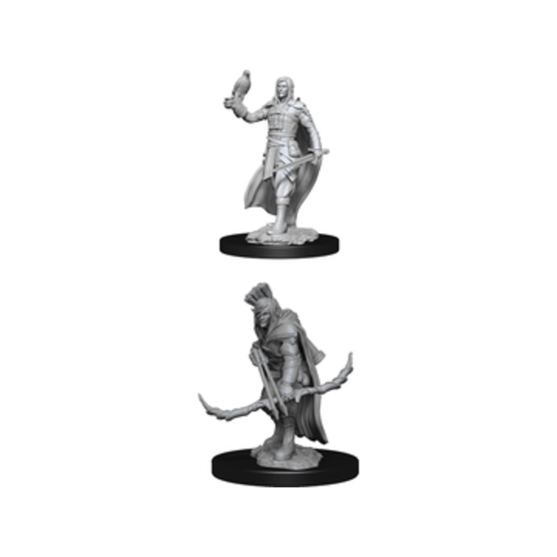 Wizkids - Dungeons and Dragons - Unpainted Miniature - Nolzurs Marvellous Miniatures - Elf Male Ranger - 90141