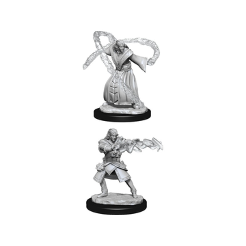 Wizkids - Dungeons and Dragons - Unpainted Miniature - Nolzurs Marvellous Miniatures - Elf Male Wizard - 90140