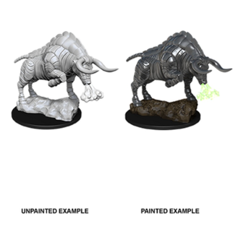 Wizkids - Dungeons and Dragons - Unpainted Miniature - Nolzurs Marvellous Miniatures - Gorgon - 90079