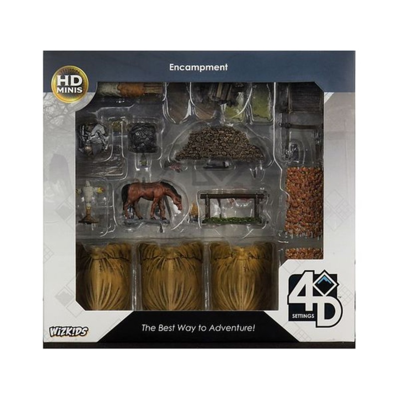 Wizkids - Pathfinder - Premium Miniatures - 4D Setting Encampment - 75000